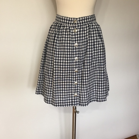 Copper Key Dresses & Skirts - Copper Key Gingham Button Front Skirt